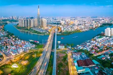 Dự thảo Báo cáo quy hoạch TP.HCM thời kỳ 2021 - 2030, tầm nhìn đến năm 2050 đưa ra kịch bản phát triển không gian TP.HCM với 1 đô thị trung tâm, 1 thành phố (Thủ Đức) và 3 đô thị song hành. Ảnh: Đông Giang