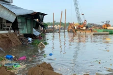 Thời gian là yếu tố quan trọng đối với các công trình khắc phục sạt lở bờ sông