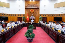 Thủ tướng Chính phủ Phạm Minh Chính chủ trì cuộc họp. Ảnh: Quý Bắc