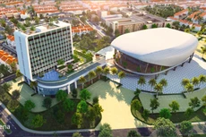 Khách sạn mang thương hiệu Novotel dự kiến được xây dựng tại cụm tiện ích Aqua Arena thuộc phân khu River Park 2 (The Valencia) đô thị Aqua City