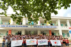 Hoạt động chăm sóc sức khỏe phòng chống Covid-19 tại Trường tiểu học Quảng Yên 