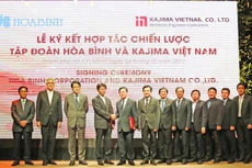 Ngày 24/2/2017 vừa qua, Công ty TNHH Kajima Việt Nam và Công ty CP XD và KD Địa ốc Hòa Bình cũng đã chính thức tổ chức lễ ký kết hợp tác chiến lược về lĩnh vực thi công xây dựng.