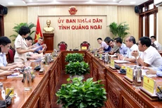 Đoàn kiểm tra công bố quyết định kiểm tra việc thực hiện pháp luật về đấu thầu tại Quảng Ngãi