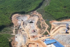 Hầm số 2 tuyến cao tốc Quảng Ngãi - Hoài Nhơn là hạng mục được Bộ GTVT chọn phát động thi đua rút ngắn thời gian thi công, đảm bảo chất lượng, an toàn lao động