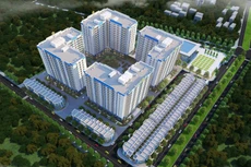 Phối cảnh Dự án Nhà ở xã hội Khu thiết chế công đoàn tỉnh Bình Định