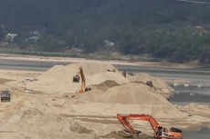 Khai thác cát tại Quảng Nam