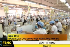 Năm 2015: Năng suất lao động Việt Nam tăng hơn 6%