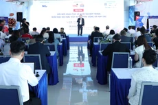Hội thảo Đổi mới sáng tạo và khởi nghiệp trong giáo dục đại học Việt Nam: Năng động và Hợp tác được tổ chức ngày 2/10 tại Trung tâm Đổi mới sáng tạo quốc gia cơ sở Hòa Lạc. Ảnh: Đức Trung