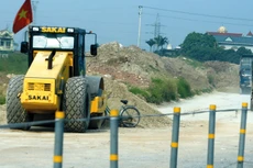 Liên danh nhà thầu trúng thầu sẽ thực hiện Gói thầu xây lắp 1 thuộc Dự án Sửa chữa và nâng cấp đường Tỉnh lộ 9 (Đặng Thúc Vịnh, huyện Hóc Môn, TP.HCM) trong 450 ngày. Ảnh: Quang Tuấn