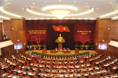 Quang cảnh Hội nghị lần thứ 8, Ban Chấp hành Trung ương Đảng Cộng sản Việt Nam khóa XII. Ảnh: Trần Thanh Hải