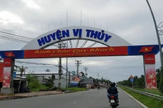 Ngày 5/12/2019, đấu giá quyền sử dụng đất và tài sản gắn liên với đất tại huyện Vị Thủy, tỉnh Hậu Giang