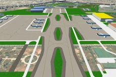 Quy hoạch sân đỗ máy bay và nhà ga T3 Tân Sơn Nhất. Ảnh: Bộ GTVT