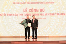 Thay mặt Chính phủ, ông Nguyễn Hoàng Anh, Ủy viên TW Đảng, Bí thư Ban cán sự, Chủ tịch Uỷ ban quản lý vốn Nhà nước tại Doanh nghiệp đã trao quyết định và chúc mừng ông Phạm Đức Long