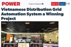 Thông tin trên trang web của Power Magazine về giải thưởng hạng mục “Tự động hoá hoá trong Lưới điện thông minh” của EVNHCMC