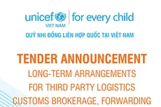 TENDER ANNOUNCEMENT