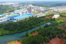 Nhà máy Sản xuất Alumin Nhân Cơ được đưa vào vận hành thương mại từ ngày 1/7/2017. Ảnh: Lê Vương