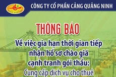 Công ty cổ phần Cảng Quảng Ninh thông báo