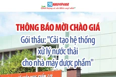 Công ty cổ phần Dược phẩm 2/9 thông báo mời chào giá