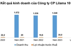 Nguồn: Báo cáo tài chính Công ty CP Lilama 10. Đơn vị tính: Tỷ đồng