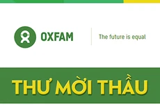 Oxfam thông báo thư mời thầu