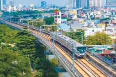 Tuyến Metro số 5 sẽ kết nối với Metro số 1 và Metro số 2 để tạo thành hệ thống vận chuyển hành khách trên các tuyến đường có mật độ giao thông cao nhất TP.HCM. Ảnh: Song Lê