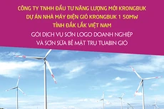 Công ty TNHH Đầu tư năng lượng mới Krongbuk thông báo chào giá