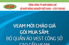Tổng công ty Máy động lực và Máy nông nghiệp Việt Nam - CTCP thông báo mời chào giá