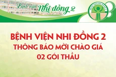 Bệnh viện Nhi Đồng 2 thông báo