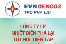Công ty cổ phần Nhiệt điện Phả Lại tổ chức diễn tập phương án ứng phó thiên tai năm 2025 (Sáng ngày 28/5/2025).