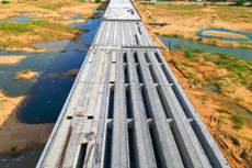 Cienco 8 đang tham gia thi công Gói thầu số 12-XL thuộc Dự án cao tốc Hoài Nhơn - Quy Nhơn với giá trị hơn 5.480 tỷ đồng. Ảnh: Quang Đạt
