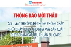 Công ty cổ phần Dược phẩm 2/9 thông báo mời thầu