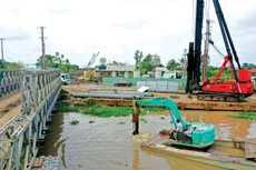 Ước giải ngân vốn đầu tư công kế hoạch năm 2024 từ đầu năm đến ngày 31/10/2024 là 355.616,1 tỷ đồng, đạt 52,29% kế hoạch Thủ tướng giao. Ảnh: Lê Tiên