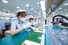 Tổng vốn đầu tư nước ngoài đăng ký vào Việt Nam tính từ đầu năm đến ngày 30/4/2025 đạt 13,82 tỷ USD, tăng 39,9% so với cùng kỳ năm trước. Ảnh: Tuấn Anh