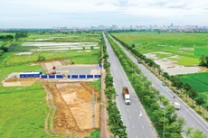 Dự án Đường Vành đai 4 - Vùng Thủ đô có chiều dài 112,8 km, đi qua Hà Nội, Hưng Yên, Bắc Ninh với tổng mức đầu tư khoảng 85.813 tỷ đồng. Ảnh: Lê Tiên