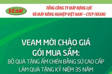 Tổng công ty Máy động lực và Máy nông nghiệp Việt Nam - CTCP thông báo chào giá 