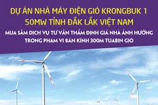 Công ty TNHH Đầu tư năng lượng mới Krongbuk thông báo chào giá