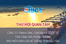 THƯ MỜI QUAN TÂM - INVITATION FOR EXPRESSION OF INTEREST 