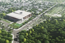 Phối cảnh phương án thiết kế Trung tâm Hội nghị tỉnh Quảng Ngãi