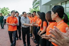 Thủ tướng Phạm Minh Chính thăm người lao động tại Khu đô thị giáo dục - công nghệ FPT City