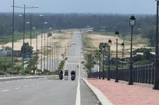 Đường ven biển Võ Chí Công đang trong diện có nguy cơ bị điều chuyển vốn vì giải ngân đầu tư công chậm. Ảnh Internet