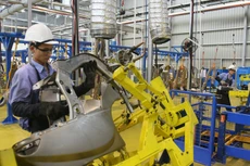 Tăng trưởng của lĩnh vực công nghiệp đạt mức thấp nhất trong nhiều quý trở lại đây. Ảnh: Đ. Thanh