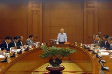 Tổng bí thư Nguyễn Phú Trọng chủ trì cuộc họp của Ban Chỉ đạo Trung ương về phòng, chống tham nhũng - Ảnh: Noichinh.vn