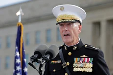 Chủ tịch hội đồng tham mưu trưởng liên quân Mỹ Joseph Dunford. Ảnh: Reuters.