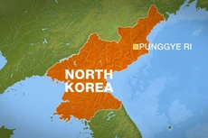 Vị trí khu vực thử hạt nhân Pyunggye-ri, Triều Tiên. Đồ họa: Al Jazeera.