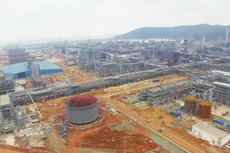 Theo kế hoạch, Dự án Lọc hoá dầu Nghi Sơn sẽ chính thức vận hành thương mại từ tháng 7/2017. Ảnh: Sĩ Chức