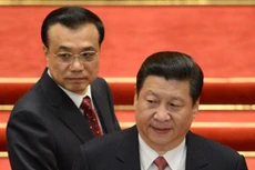 Chủ tịch Trung Quốc Tập Cận Bình (phải) và Thủ tướng nước này Lý Khắc Cường. Ảnh:AFP