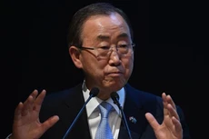 Tổng thư ký Liên Hợp Quốc Ban Ki-moon. Ảnh: CCTV.