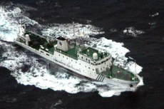 Tàu hải giám Trung Quốc tại vùng biển gần đảo tranh chấp Điếu Ngư/Senkaku năm 2013. (Nguồn: AFP/TTXVN)