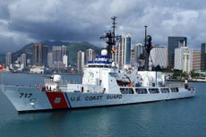Tàu USCGC Mellon của Lực lượng Bảo vệ Bờ biển Mỹ. (Nguồn: japantimes.co.jp)