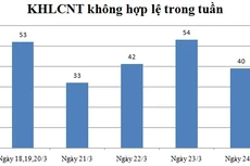 Ngày 24/3: Có 40 thông báo không hợp lệ